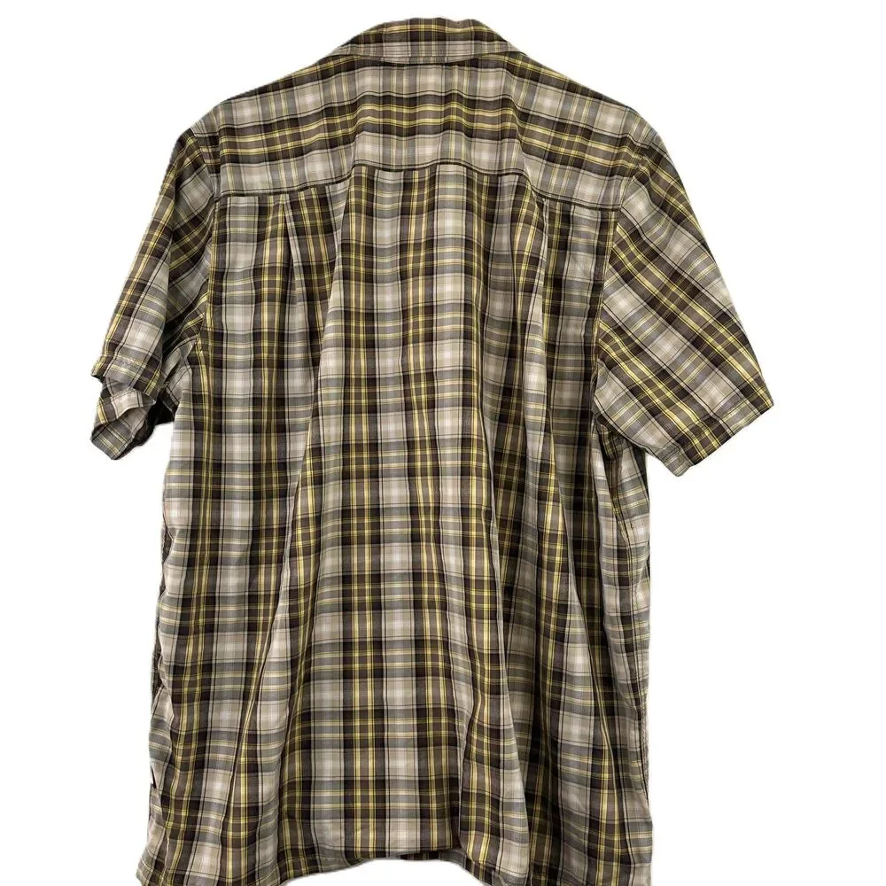 The North Face Pine Knot Woven Plaid Collared Button-Up Shirt Size XL